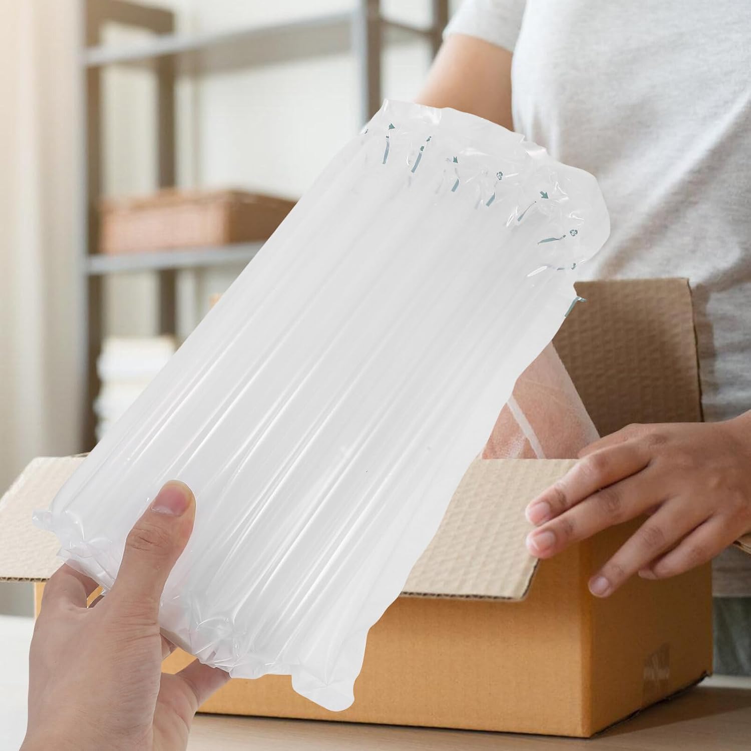 iplusmile Inflatable Air Packaging Cushion Bags Height and Versatile Air Filler for Shipping and Packing Fragile Items Easy Inflation for Efficient Transportation