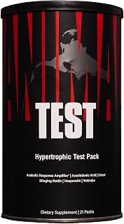 Animal Test – Testosterone Booster For Men – Arachidonic Acid, Yohimbe Bark, Trans Resveratrol, Cissus Quadrangularis – Convenient All-in-one Packs for Strength Athletes & Bodybuilders – 21 Day Cycle