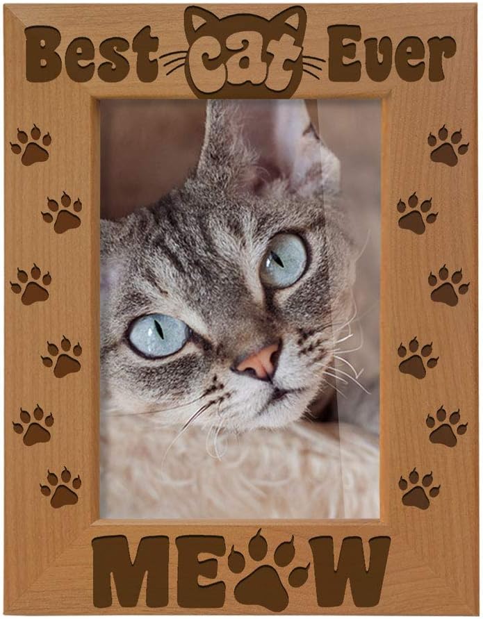 KATE POSH Best Cat Ever Photo Frame Cat and Kitten
