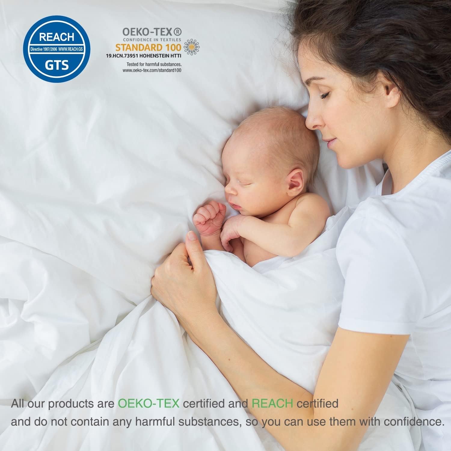 UlikTree Solid Duvet Cover - Soft Floral Pinch Comforter Covers with 1 Shams, Microfiber Bedding Sets with Zipper Closure and Striped Ties for All Seasons, Grey (Twin, 68x90'') Grey Twin