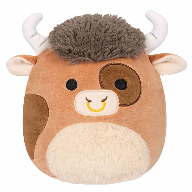Squishmallows Peluche Oficial Original de 12 Pulgadas de Oveja marrón Manchado