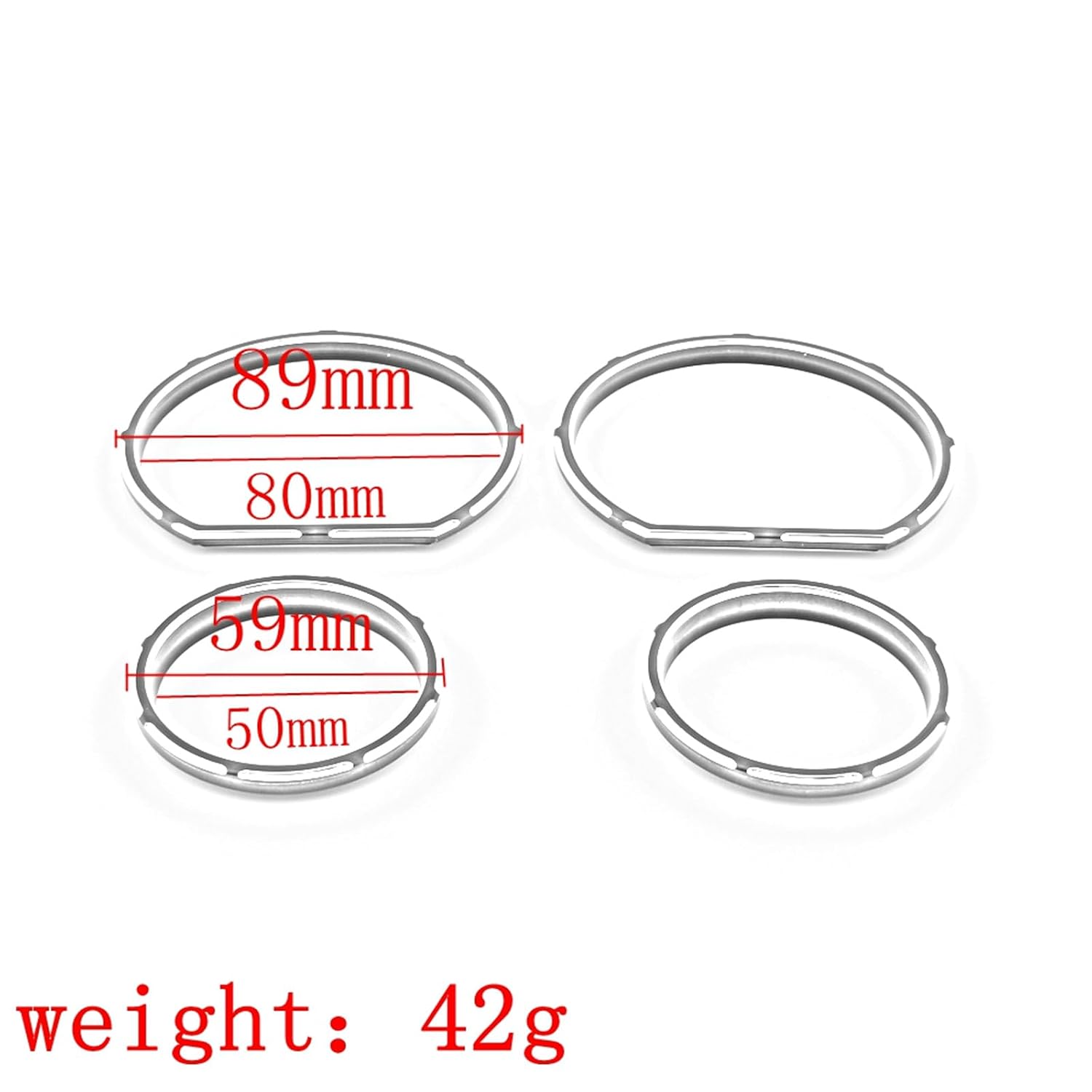 Motorcycle Instrument Board Gauge Bezel Kit for Harley 2014+ Electra Glide/Street Glide/Ultra Limited/Tri Glide Black/Chrome