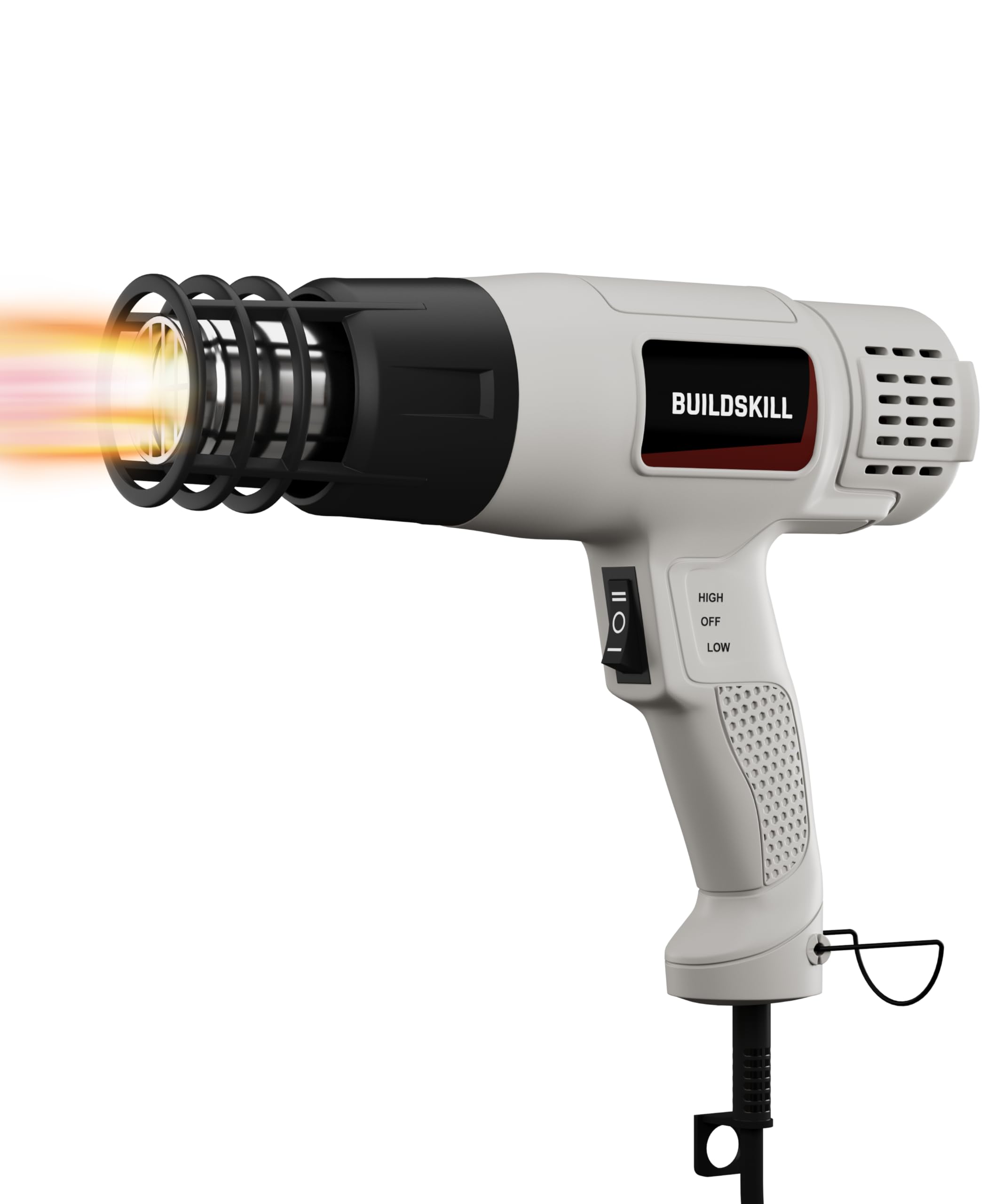 Buildskill Heat Gun with Safety, Durable Air Gun, Heat Blower, 1800W, Heat Gun Machine with Ergonomic Design, Ideal Hot Gun Machine for Home & Office, Heat Gun for Resin Art, Grey (Pack of 1) (B0CW1HHX19) Amazon Price History, Amazon Price Tracker