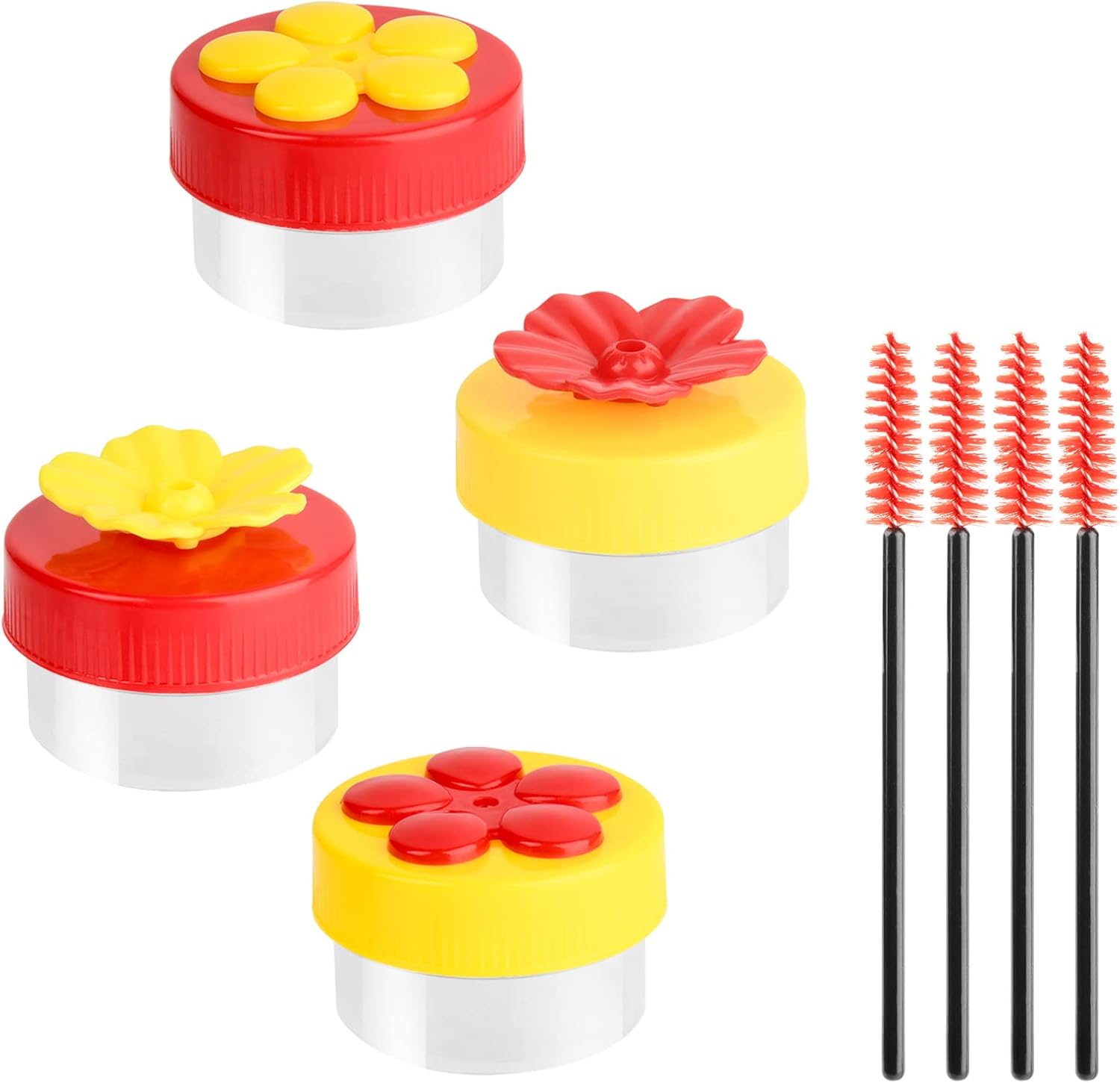 4 Packs Handheld Hummingbird Feeders Window Hummingbird