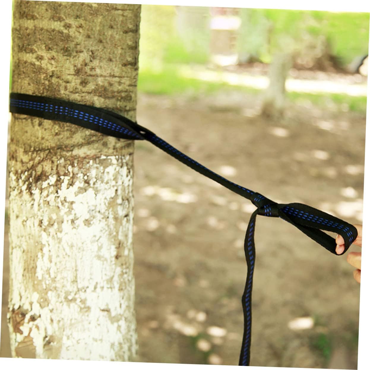 1Set Hammock Tree Straps with Durable Hanging Ropes for Outdoor Swinging Hammock Fixing Tools for Trees and Swings