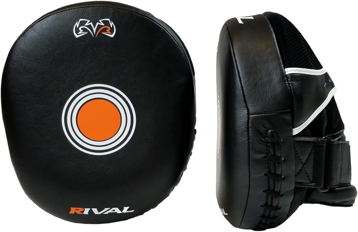 RIVAL Boxing RPM3 2.0 Air Punch Mitts - Inner Catcher’s Mitt Grip, 2.5" Inner Foam Padding, and Built-in Air Cushion System