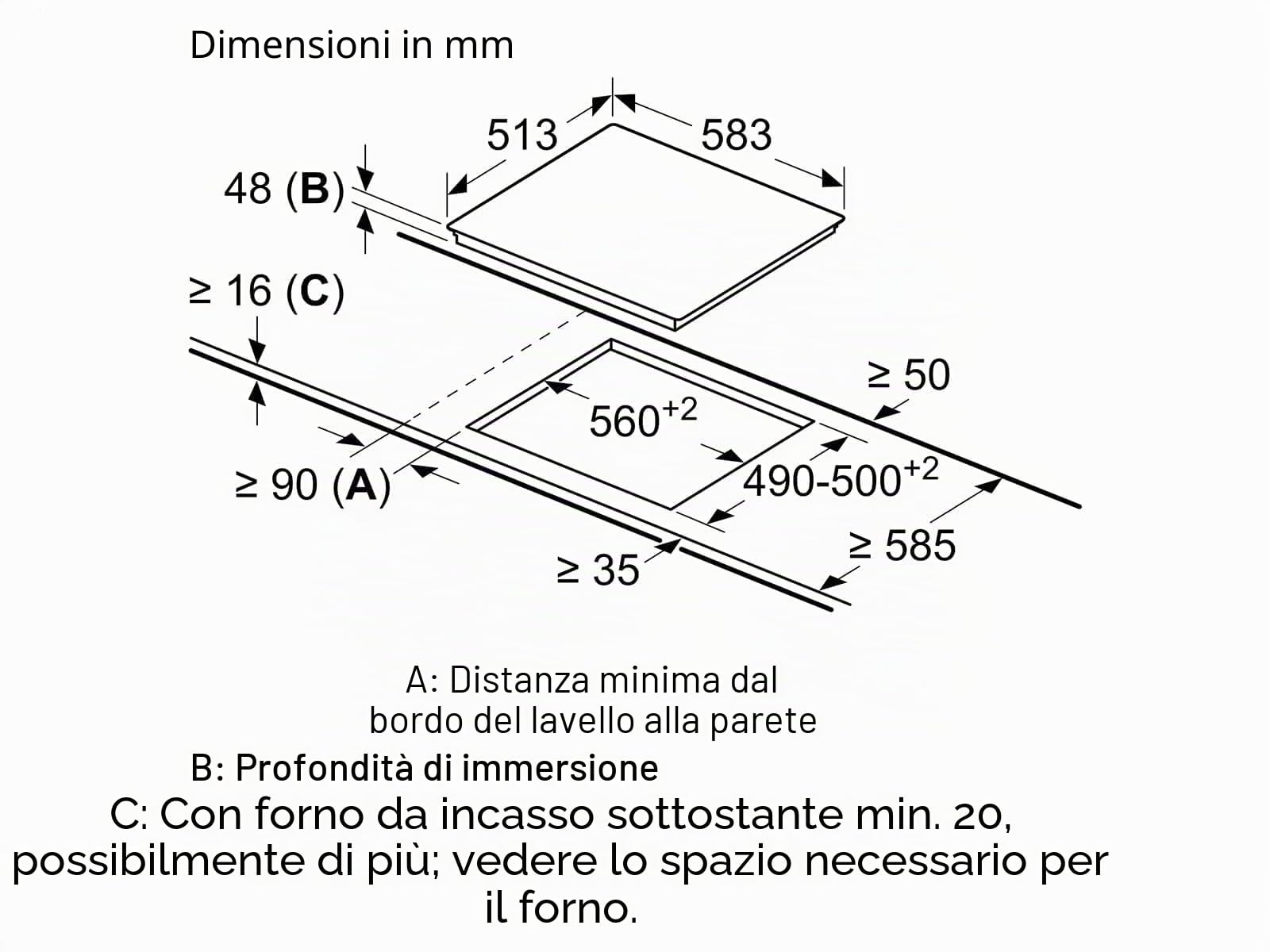 Bosch PKN645BA2E Serie 4 Piano cottura elettrico, piano cottura autoportante in vetroceramica, larghezza 60 cm, TouchSelect, zona di cottura, ReStart, telaio perimetrale, sicurezza bambini, nero