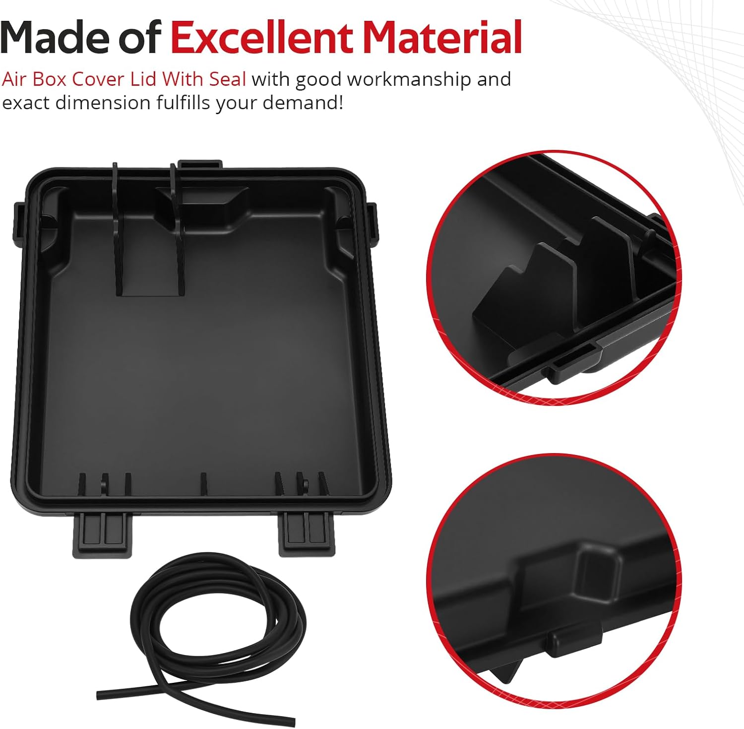 JAVIK Air Box Cover Lid Seal For Yamaha Big Bear 400 250 IRS 400 2000-2012 Bruin 250 YFM250 2005-2006 Bear Tracker 250 YFM250 1999-2004 O.E.M# 1P0-E4412-10-00
