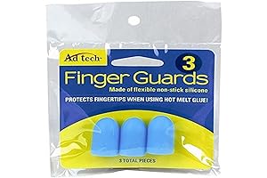 AdTech Guards Silicone Fingertip Protectors for Typing, Counting Money, Jewelry Work