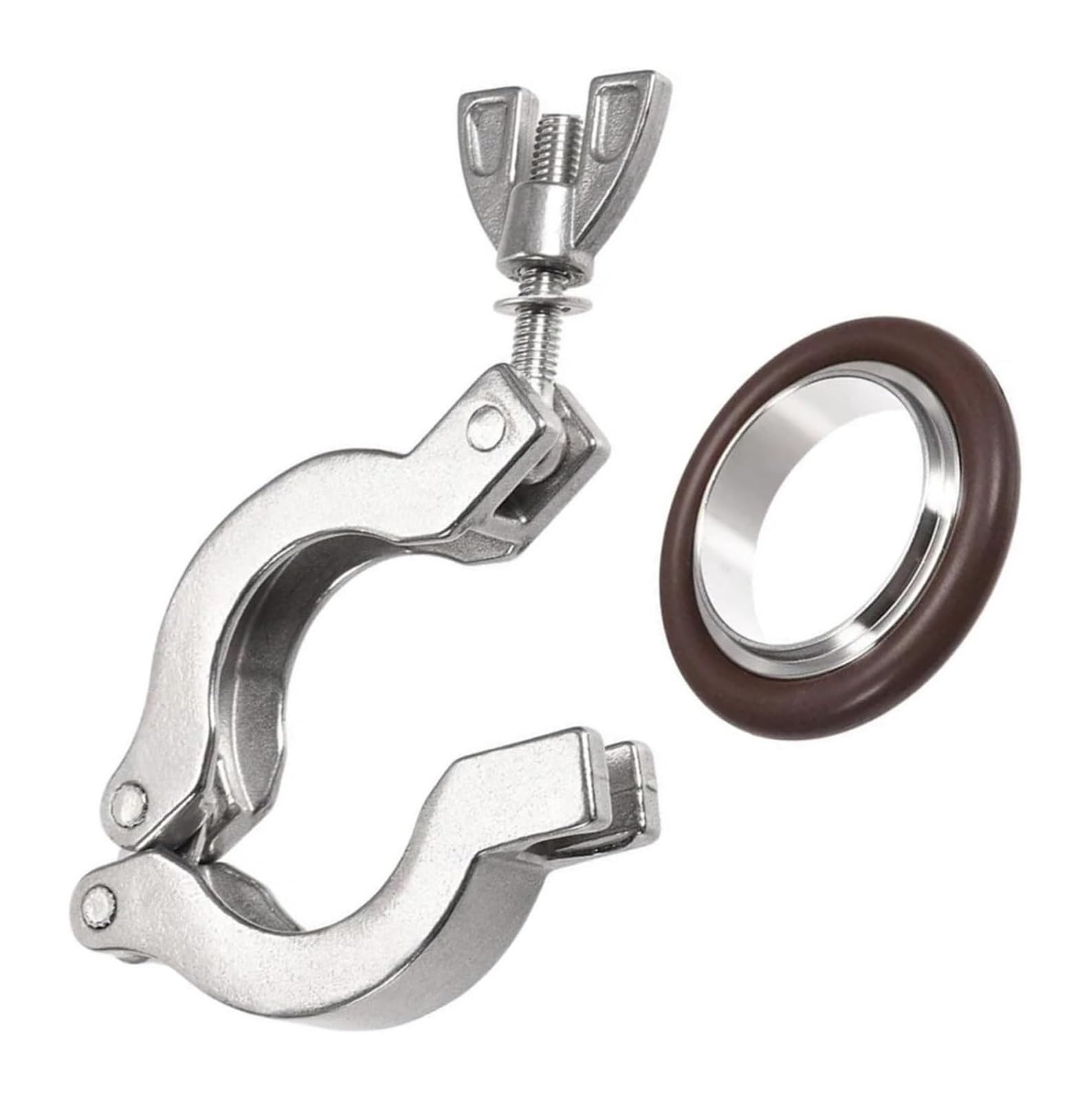 Abrazaderas para mangueras, Clips De Manguera Ajustable SS304 Abrazadera Vacío Anillo Centrado KF16 KF25 KF40 KF50(Kf50)