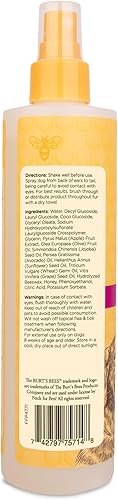 Miniatura 4 de Burt's Bees for Pets Champú en aerosol sin agua para perros con manzana y miel, 6 unidades, fórmulas de origen 99.1% natural, champú para perros sin