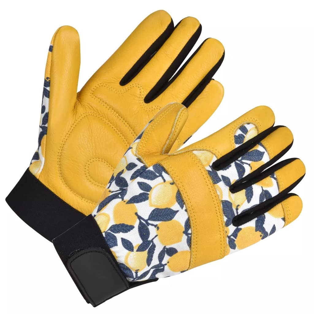 Gardening Rose Pruning Gloves Gelbe Damen-Arbeitshandschuhe Pflanzen Verschleißfest (Color : A, Size : One Size) (A One Size)