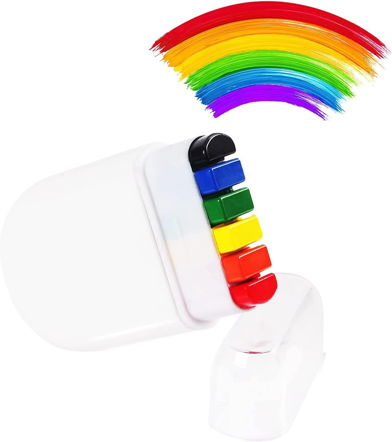Pride Face Paint, Rainbow Face Paint Stick, Crayons Colors Face & Body Fancy Dress Face Paints, LGBTQ Lesbian Gay Pride Accessories for Pride Party Festivals Makeup Supplies 1Pack