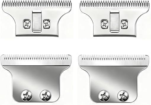 2 x Wahl 5 Star Detailer Li Trimmer T-Wide Detailer Replacement Blade for 8081 and 8171 Model 2215