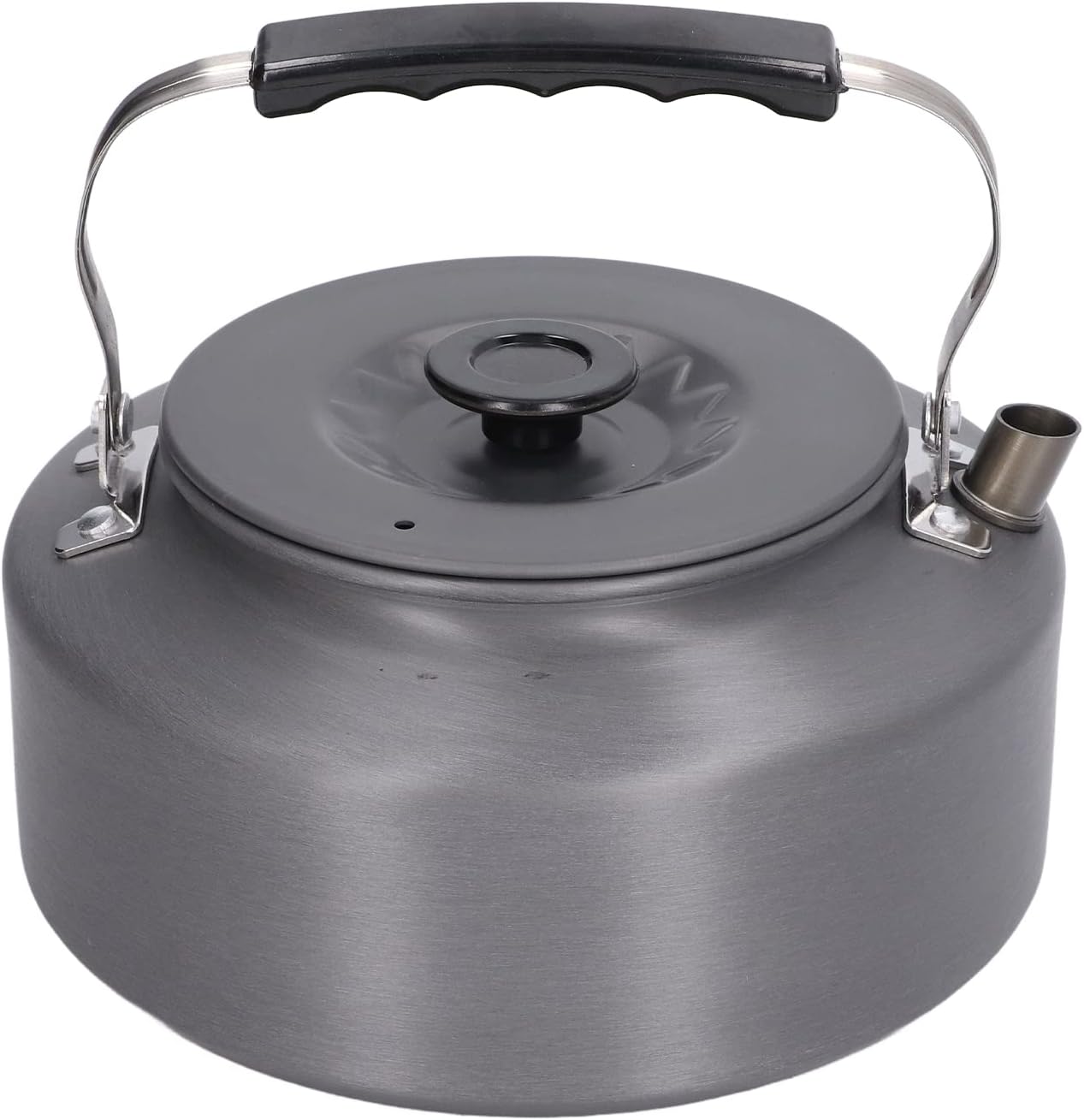 HarmonyBliss Portable Aluminum Camping Coffee Kettle Teapot Outdoor Picnic Coffee Pot for Adventure & Travel Enthusiasts