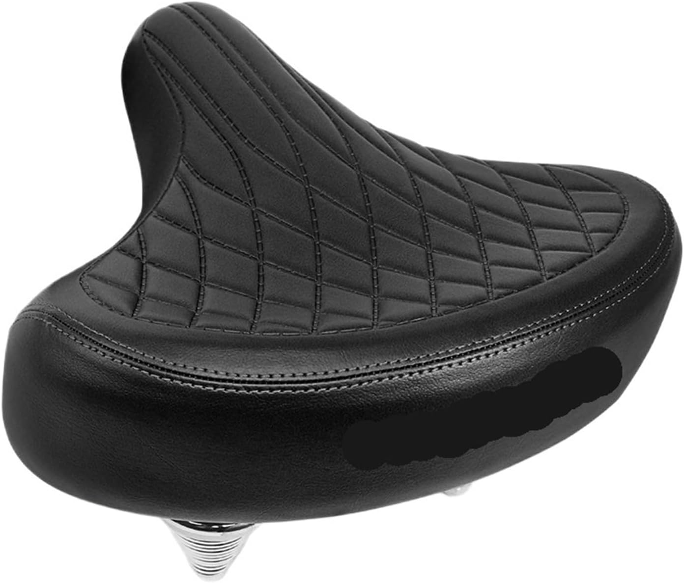BUCKLOS Oversized Bicycle Saddle Ergonomic Widen Thicken Road Mountain Bike Saddle Soft Comfortable Shock-Absorption Bike Saddle(Black)