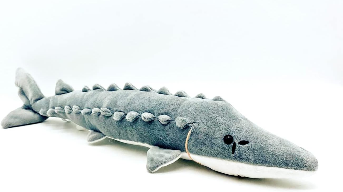 TAMMYFLYFLY Chinese Sturgeon Dolll Stuffed Animal Plush Toy Sea Sturgeon Plush Toy