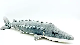 Chinese Sturgeon Dolll Stuffed Animal Plush Toy Sea Sturgeon Plush Toy