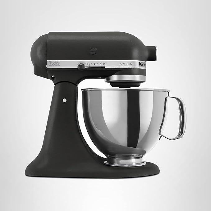 KitchenAid Artisan Series 5 Quart Tilt Head Stand Mixer with Pouring Shield KSM150PS, Cast Iron