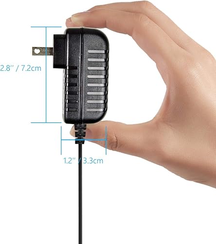 Miniatura 5 de Cargador de pared para reproductor de DVD portátil, cable de alimentación, adaptador de red AC-DC compatible con UEMEHDJUNTUNKORDBPOWER DVD portátil