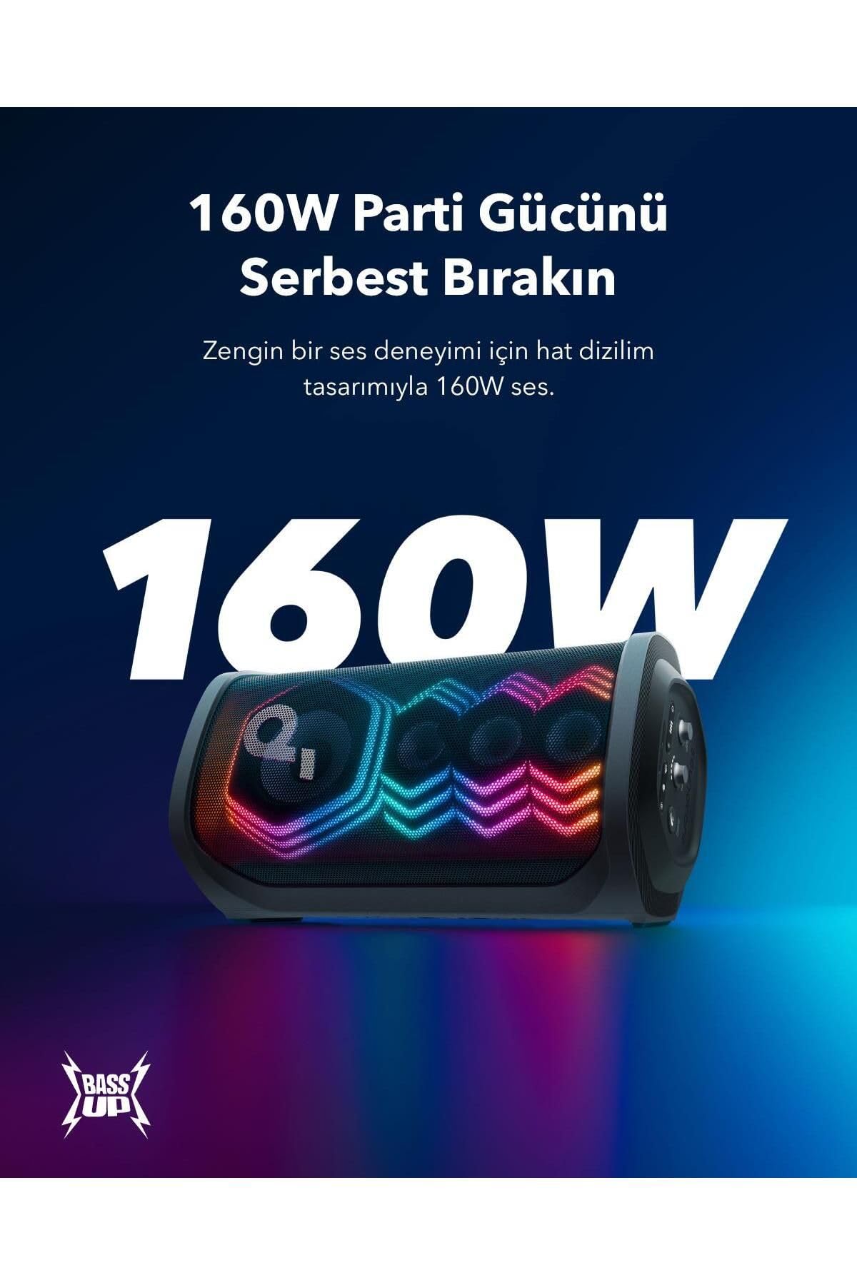 Anker Soundcore Rave 3 Party Speakers, Karaoke with just one touch