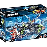 PLAYMOBIL Top Agents 70232 Arctic Rebels Triciclo de Hielo, A