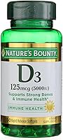 Vista 1 de Nature's Bounty, D 5000 Iu Softgels, 100 ct