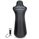 GoSports Football Blocking and Tackling Dummy with Water Weighted Base - Football Training Equipment for Practice - 6 ft Tall Inflatable