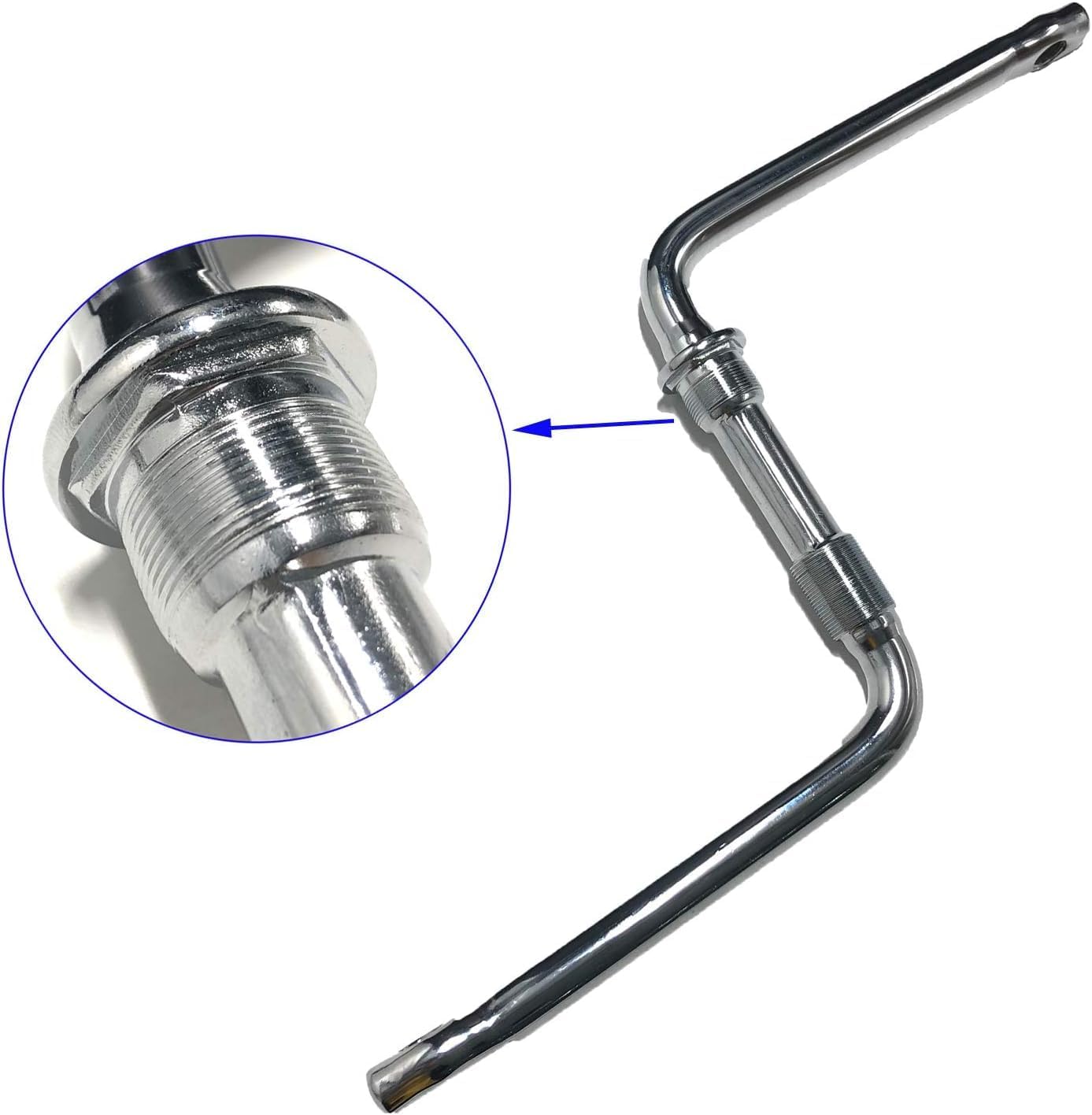 2''Cup Wide Pedal Crank Kit One-Piece Crank for 2 Stroke 4 Stroke Motor Gas Motorized Bike (Red, 36T)