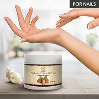 Vista 5 de AROMATIKA Manteca de karité prensada en frío de 14.1 onzas - Manteca de karité africana sin refinar - Ghana - 100% pura y natural - Lo mejor