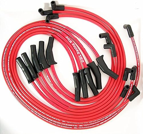 Viper 8.0L V10 92-96 10 mm High Performance Red Spark Plug Wire Set 58378R