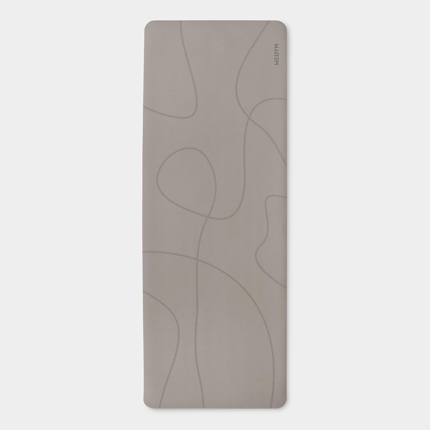 WeGym Yoga Mat, 4mm Cushioned Exercise Mat for Yoga, Pilates, Home Workouts - Anti Slip Polyurethane Suede Yoga Mat with Carrying Strap