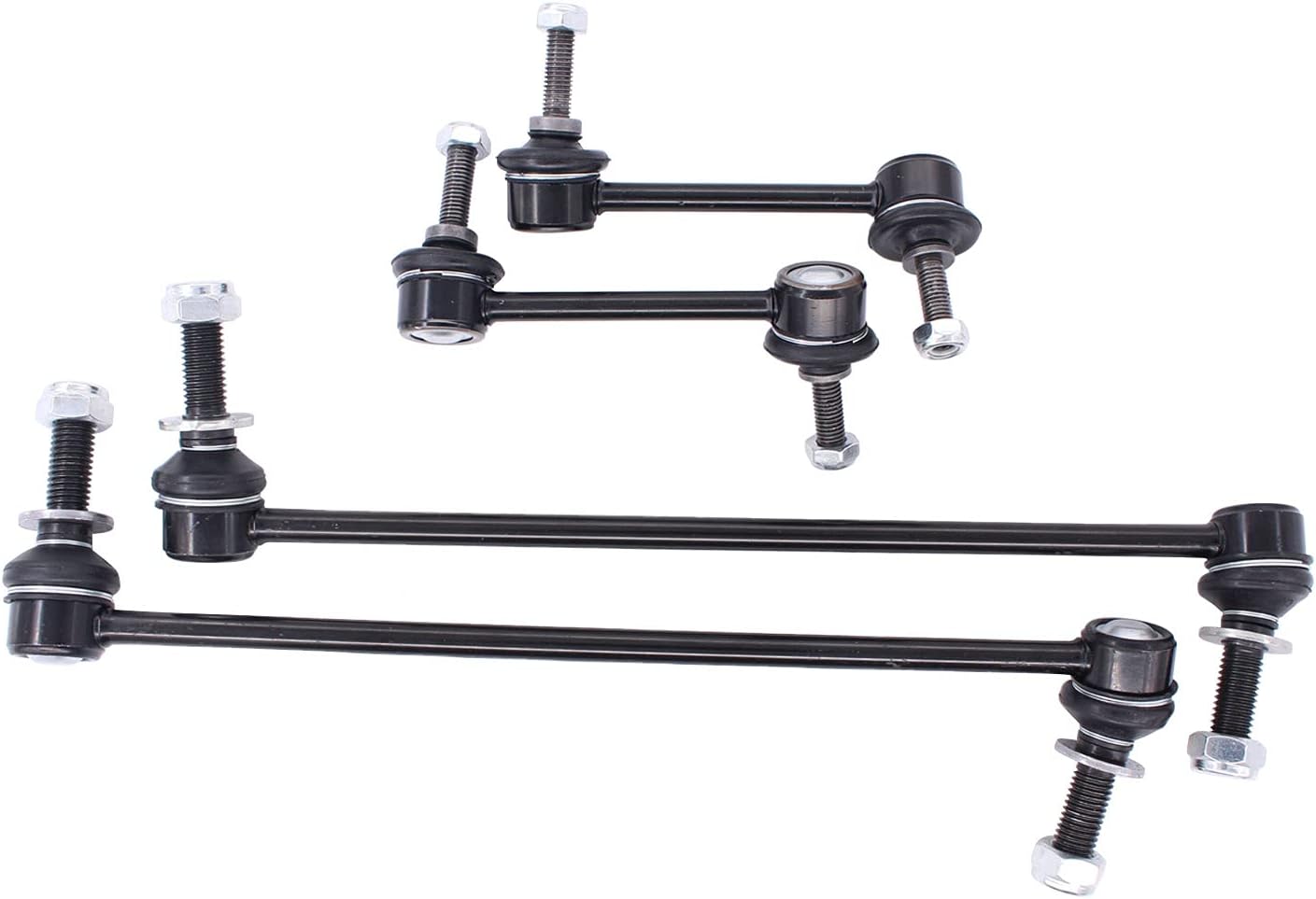 NewYall Pack of 4 Suspension Stabilizer Sway Bar End Link for Ford Explorer 2011-2018 Police Interceptor Utility 2013-2018 Front Rear Left and Right K750616 K750617 K750393 K750394