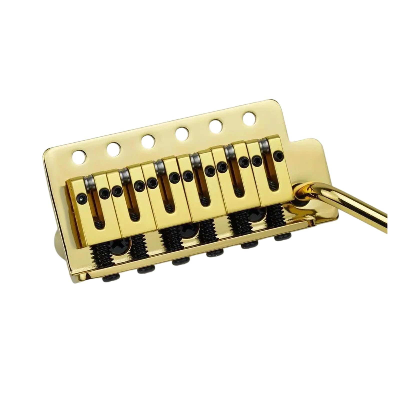 Conjunto De Puente Trémolo De Guitarra Eléctrica Profesional Con Placa Base Y Resortes De Latón Puente De Guitarra Profesional(GD)