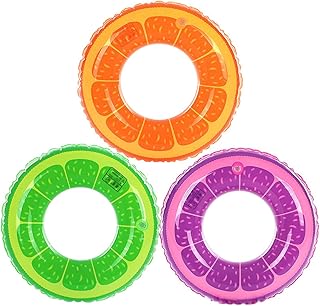 Inflatable Pool Floats,Pool Floats Swimming Ring,Swim Tubes Rings, Fruit Beach Swimming Party Toys for Kids Adults raft Floats Toddlers (3 Pack).