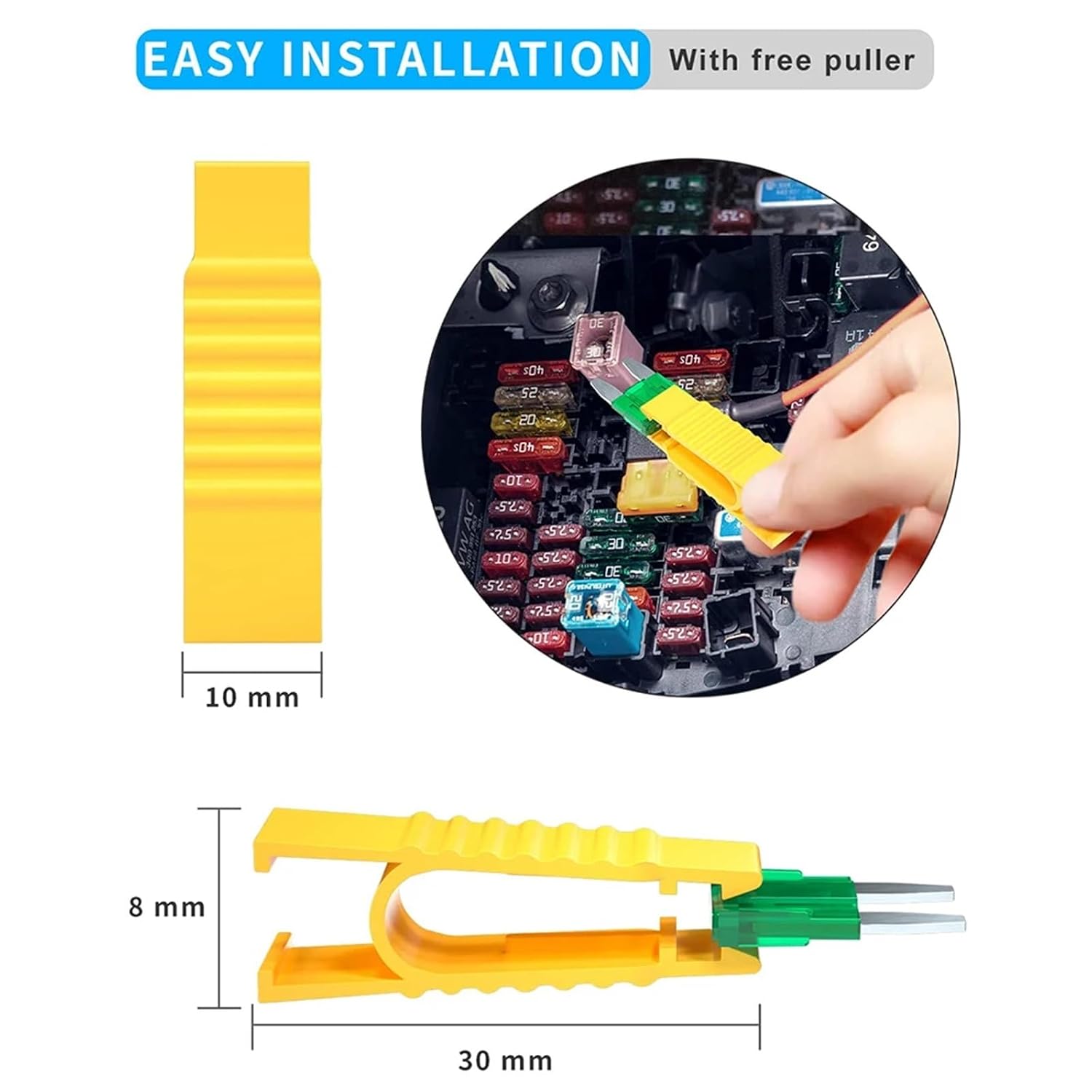 Car Fuses Assortment Kit Fuse Combination Kit-330 PCS Automobile Blade Mini and Standard Size(330 pcs zinc)