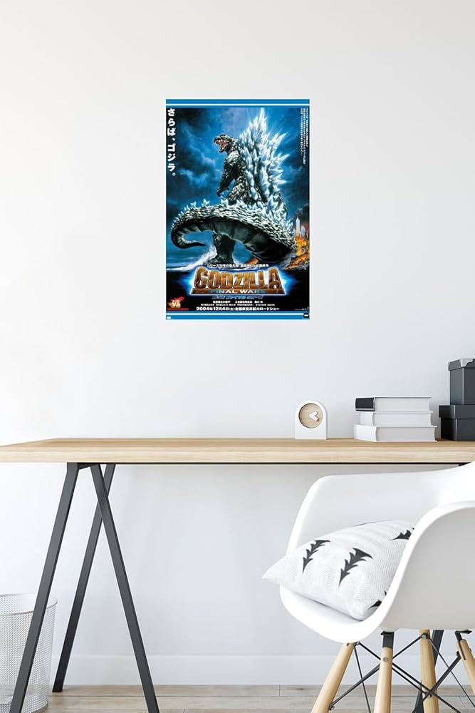 ゴジラ ファイナルウォーズ　GODZILLA　シルクスクリーンポスター　Foil Amazon.com: Godzilla - Final Wars Japanese Masahiro Matsuoka