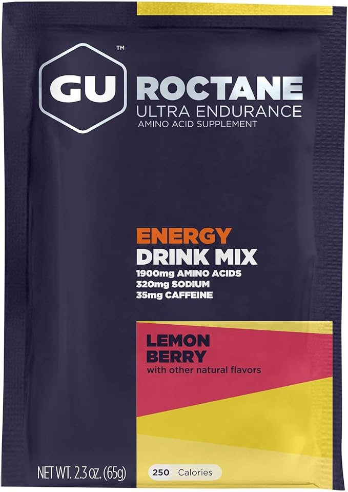 GU Energy Roctane Ultra Endurance Energy Drink Mix, 10 Single-Serving Packets, Lemon Berry : Amazon.ae: Grocery