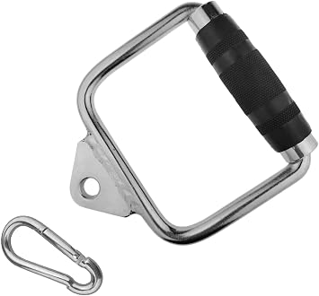 D Handle Cable Attachment, Single Grip Handle for Cable Machine Home Gym
