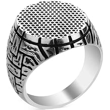 Licensed Solid 925 Sterling Silver Cukur The Pit Yamac Ring
