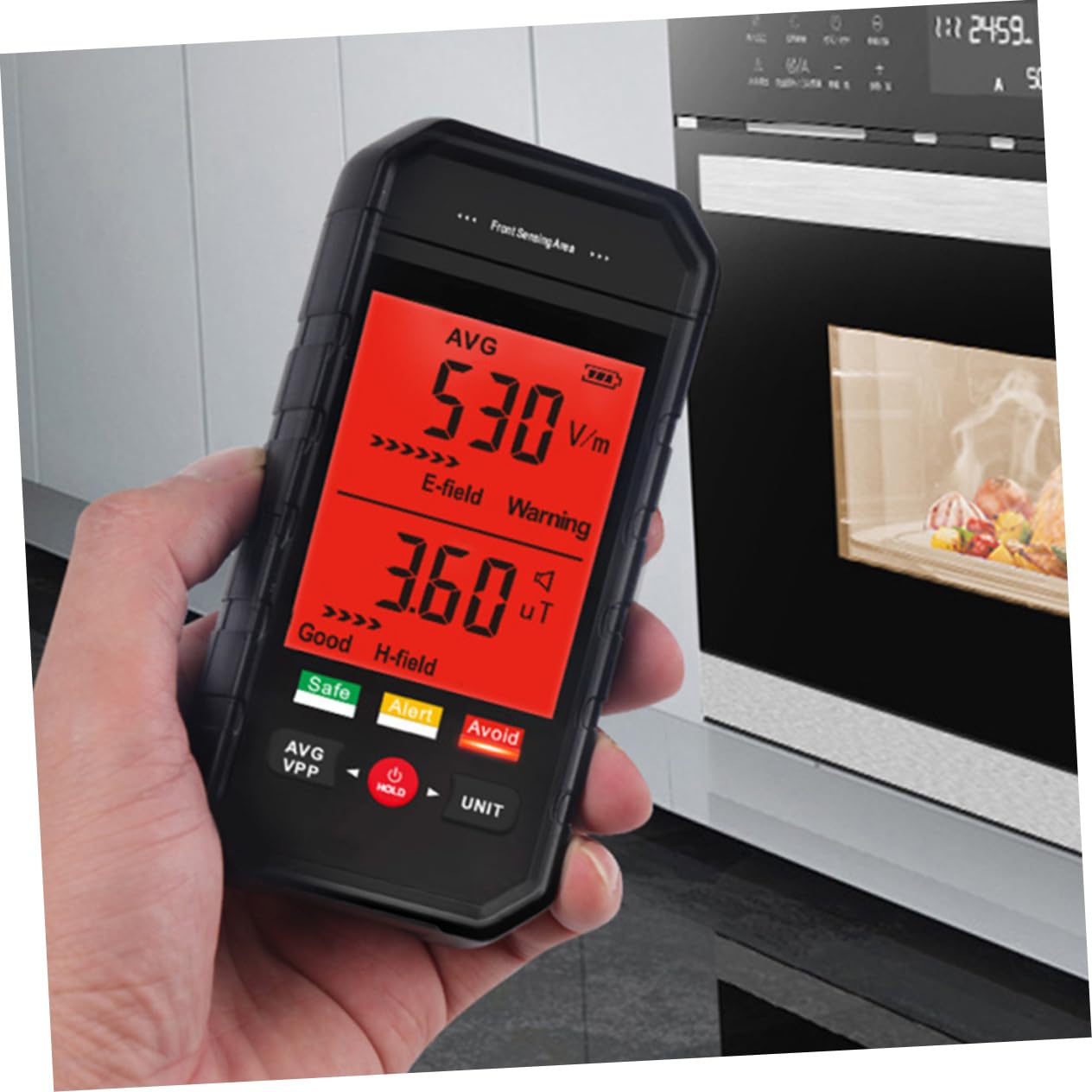 ABOOFAN Détecteur De Rayonnement Compteur Emf Portable Numérique Équipement Testeur De Rayonnement De Champ Électromagnétique