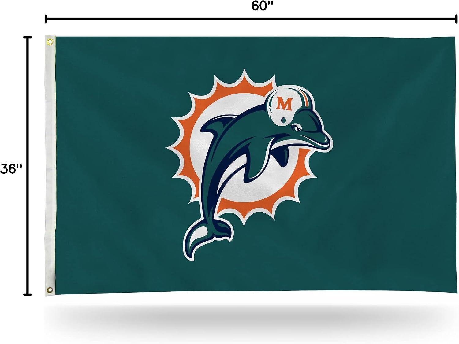 Rico Industries NFL Unisex-Adult 3-Foot by 5-Foot Single Sided Banner Flag with Grommets