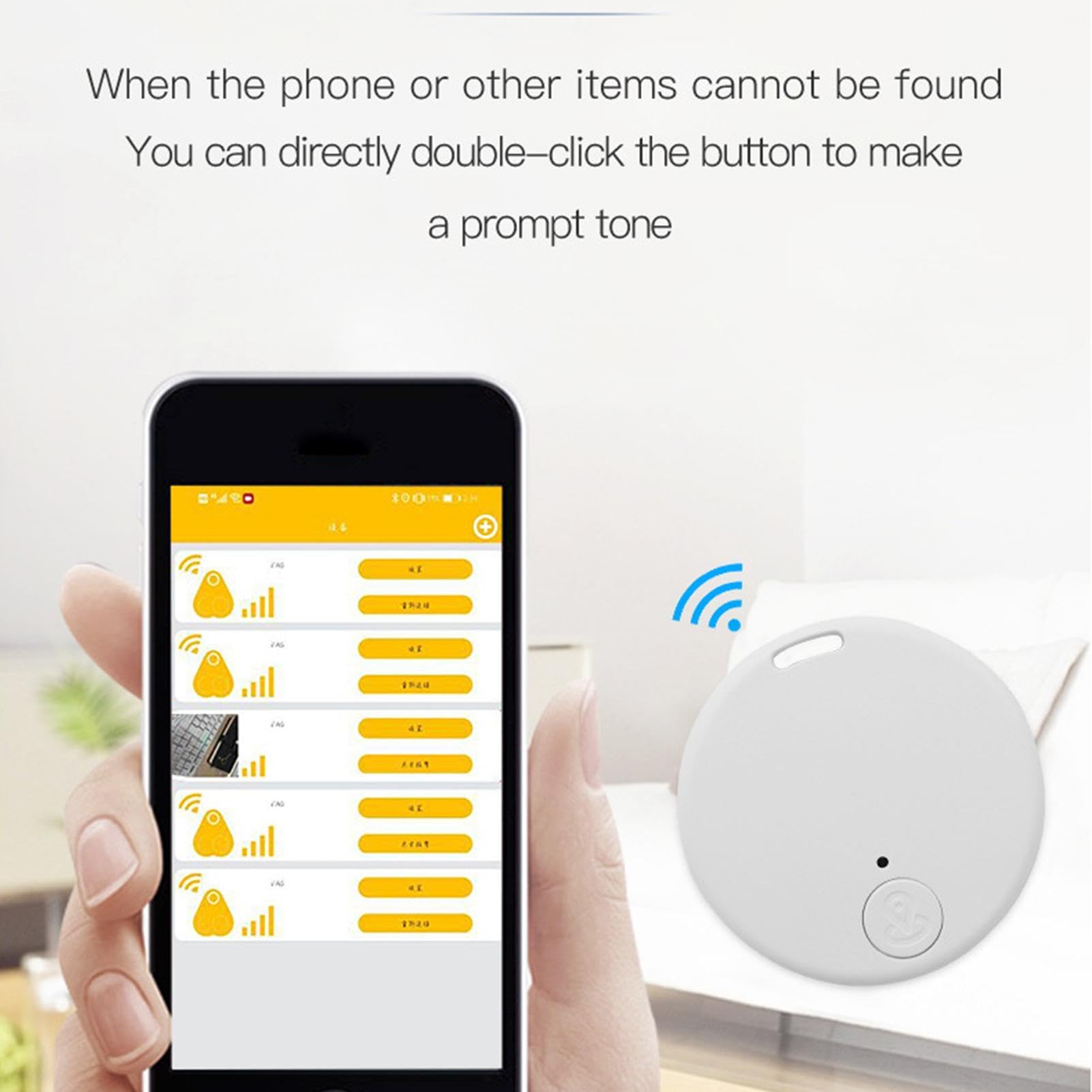 Localizzatore Bluetooth Per Chiavi - Dispositivo Anti-smarrimento Con App Per Telefono