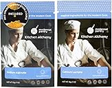 Sodium Alginate + Calcium Lactate Value Pack ⊘ Non-GMO Vegan OU Kosher Certified - 100g/4oz (Bundle with 2 items)