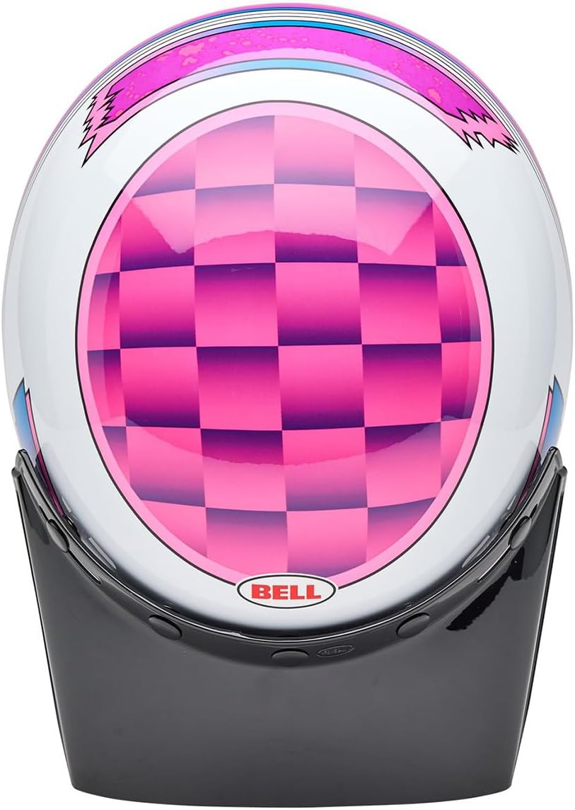 Bell Moto-3 Helmet (Deathspray Pink/Purple - Medium)