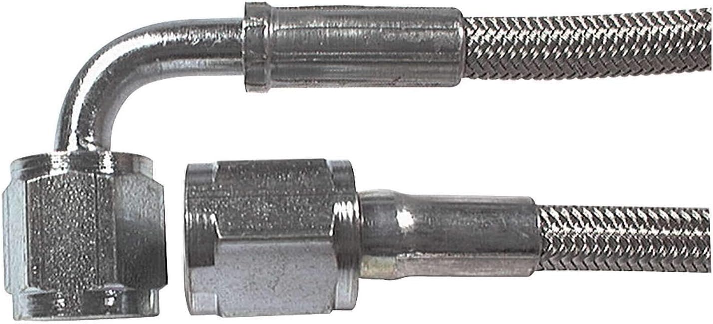 Allstar Performance ALL46312-42#3 Braided Steel Lines With -4 Ends