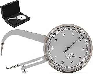 Glasses Lens Thickness Gauge Meter, 0-10mm Measuring Table, 0.1mm Accuracy, Anti Shake Pointer for Eyeglass Stores and Glasses Repair