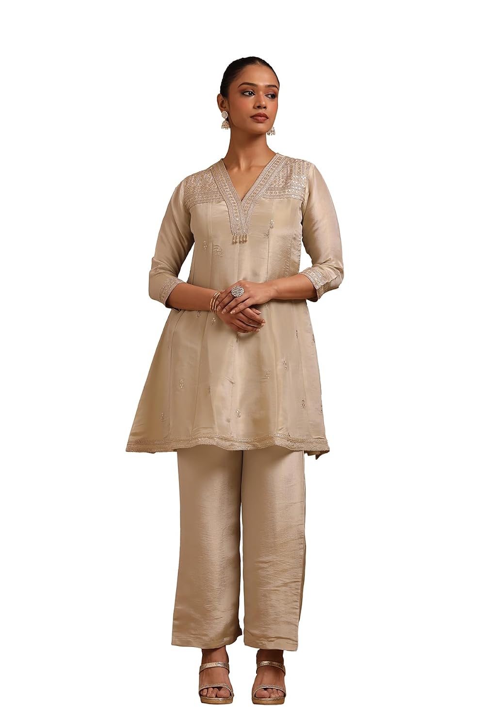 Soch Womens Tissue Embroidered Kurta Set With Sequins - Review, Price and Buying Guide