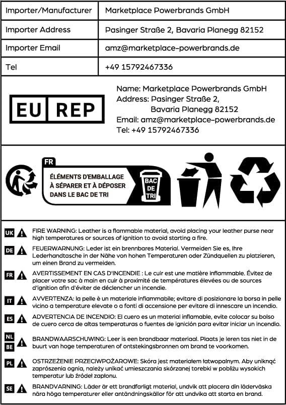 Miniatura 8 de LEABAGS Bolso bandolera de cuero - Bolso vintage de cuero genuino de búfalo - Bolso de mensajero de hombro para hombres y mujeres Maletín Atenas