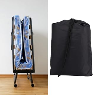 Capa para Móveis, Capa de Cama Dobrável Portátil Preta Capa Protetora para Móveis à Prova de Poeira para Uso Interno e Externo (85 * 33 * 107cm)